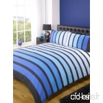 Parure de lit rayée Soho - Couleur Bleu - Lit Simple - B00AAZPXWA